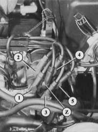  Элементы высокого напряжения Audi 80