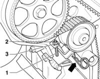 Снятие, установка и натяжение зубчатого ремня Audi A3