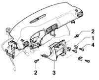 Снятие и установка центральной консоли Audi A3