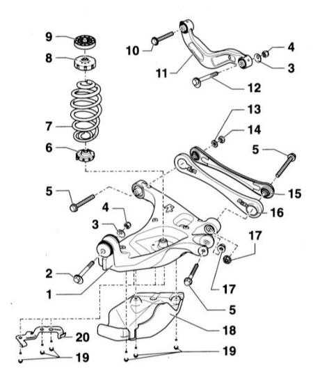  Подвеска задних колёс Audi A4