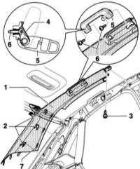Снятие и установка облицовок (Седан) Audi A4