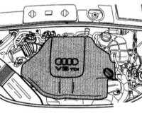  Снятие и установка ремня привода вспомогательных агрегатов Audi A4