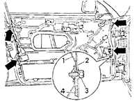 Рама окна двери Audi A6