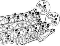  Снятие и установка распределительных валов BMW 3 (E46)