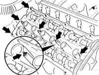  Снятие и установка распределительных валов BMW 3 (E46)