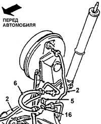 18.9 Тормозные шланги (задние)
