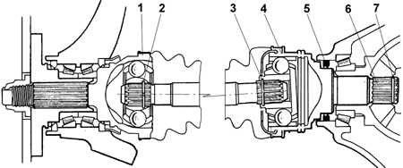  Приводные валы Ford Escort