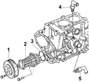  Насос системы охлаждения Ford Scorpio