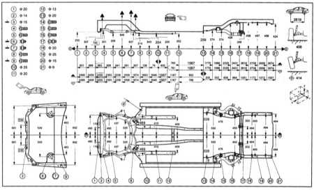 13.30.10 Honda Civic, 2001 г.вып, Седан. Днище