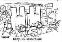 8.2 Снятие и установка катушек зажигания