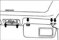  Отделка потолка Hyundai Elantra