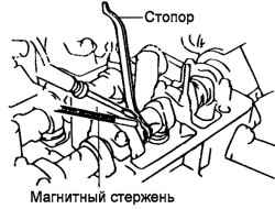 Извлечение регулировочной шайбы