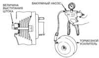 9.9 Снятие и установка сборки вакуумного усилителя тормозов