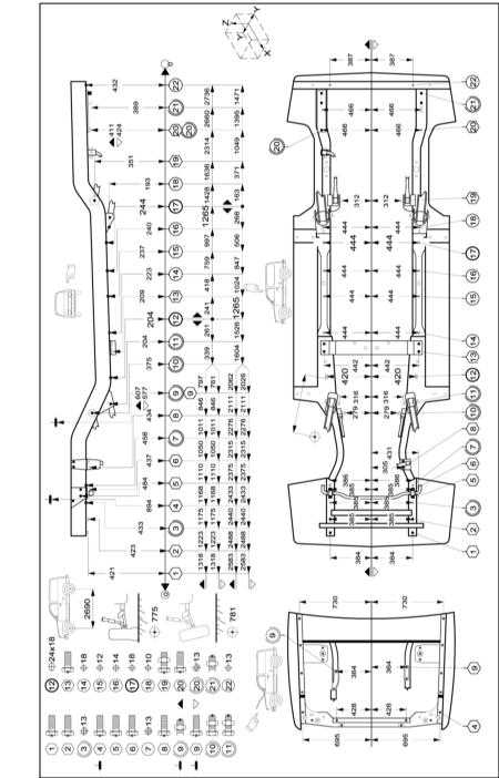  Контрльные кузовные размеры Jeep Grand Cherokee