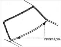 Заднее стекло Kia Clarus