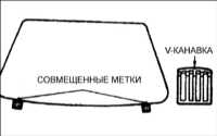 Заднее стекло Kia Clarus