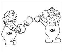  Контур системы кондиционирования воздуха Kia Rio