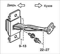  Передняя дверь Kia Rio