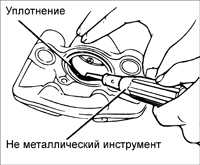  Ремонт суппорта переднего тормоза Kia Rio