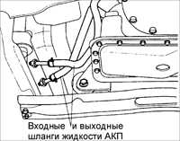 10.3 Процедура замены жидкости в преобразователе автоматической коробки передач