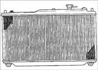  Радиатор Kia Sephia