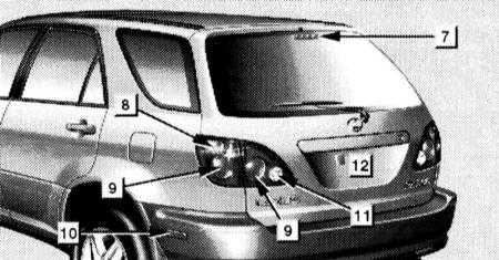  Бортовое электрооборудование Lexus RX300
