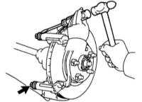 Снятие, разборка, проверка, сборка и установка суппортов тормозных механизмов Lexus RX300