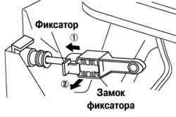 3.3.5.7 Регулировка троса выбора передачи