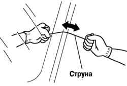 Срезание уплотнителя