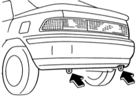  Поддомкрачивание и буксировка Mazda 323