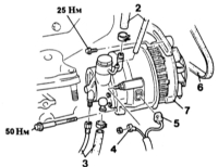  Снятие и установка генератора Mazda 323