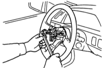  Снятие и установка рулевого колеса Mazda 323