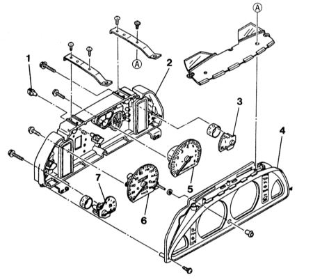  Приборы Mazda 323