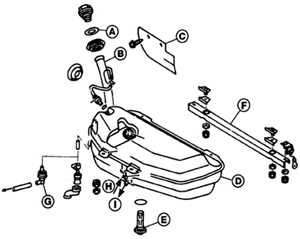  Топливный бак Mercedes-Benz W124