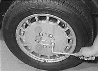  Замена колеса Mercedes-Benz W124