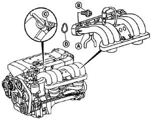  Впускной коллектор Mercedes-Benz W124