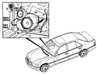 Громкоговорители - детали установки Mercedes-Benz W140