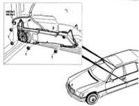  Громкоговорители - детали установки Mercedes-Benz W140