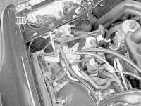  Расположение основных элементов автоматической системы кондиционирования воздуха Mercedes-Benz W140