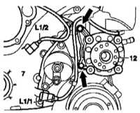 Снятие и установка крышки цепи привода ГРМ Mercedes-Benz W140