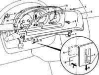  Панель приборов, переключатели, путевой компьютер Mercedes-Benz W163