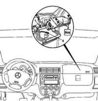  Системы дополнительной безопасности (SRS) Mercedes-Benz W163