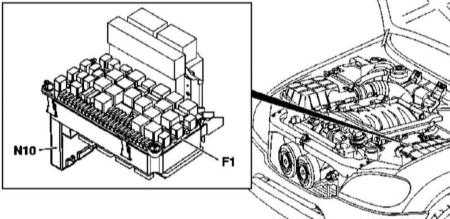  Снятие и установка модулей управления Mercedes-Benz W163