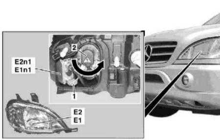  Снятие и установка модулей управления Mercedes-Benz W163