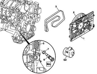  Снятие и установка компонентов привода ГРМ Mercedes-Benz W163