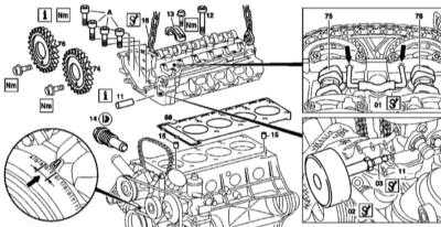 Снятие и установка головки(ок) цилиндров Mercedes-Benz W163