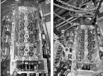  Снятие и установка головки(ок) цилиндров Mercedes-Benz W163
