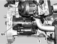  Снятие и установка стартера Mercedes-Benz W163