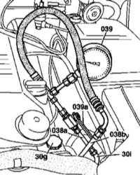 Проверка напора рулевого насоса Mercedes-Benz W163