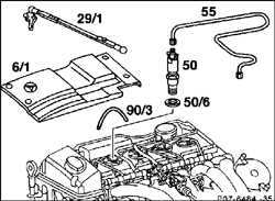  Форсунки Mercedes-Benz W201
